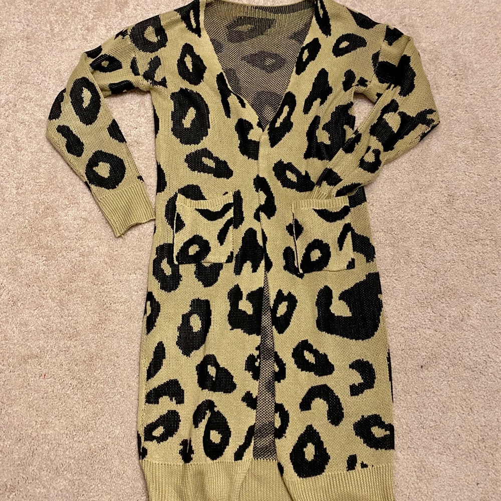 Leopard Duster Cardigan